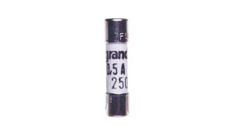 ⁨Wkładka bezpiecznikowa cylindryczna 5x20mm 0,5A F 250V 010205⁩ w sklepie Wasserman.eu
