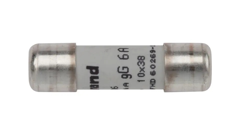 ⁨Wkładka bezpiecznikowa cylindryczna 10x38mm 6A gL 500V HPC 013306⁩ w sklepie Wasserman.eu