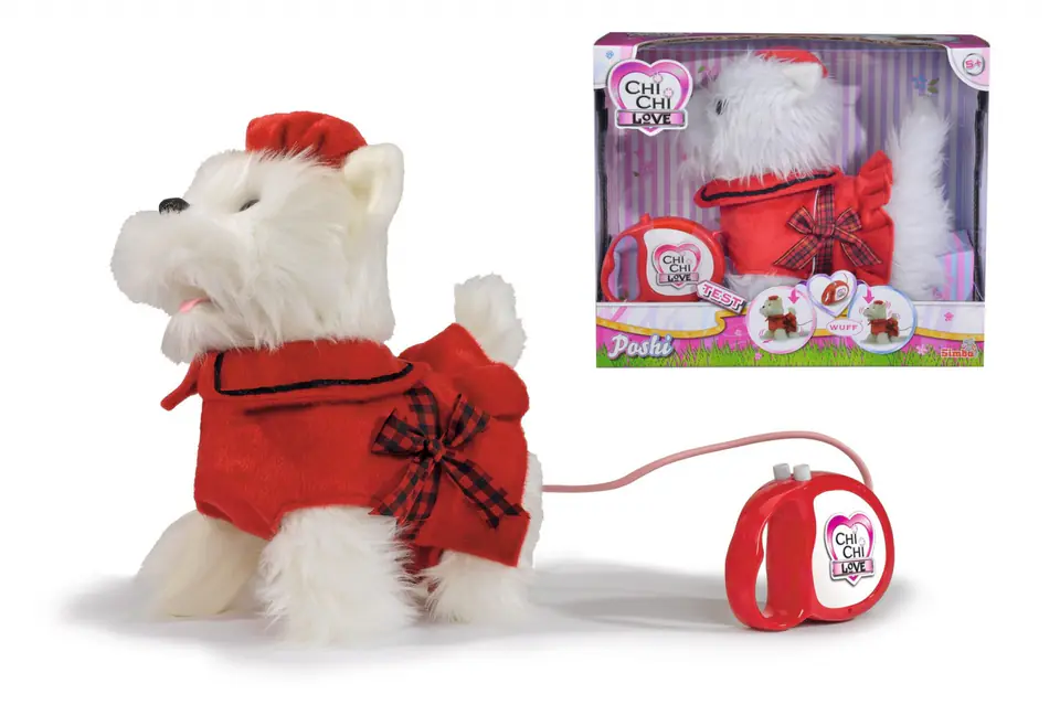 ⁨Plush toy Chi Chi Love Poshi, controlled by cable⁩ at Wasserman.eu
