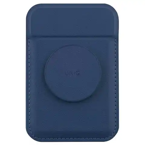 ⁨UNIQ Flixa magnetyczny portfel na karty z podpórką granatowy/navy blue⁩ w sklepie Wasserman.eu