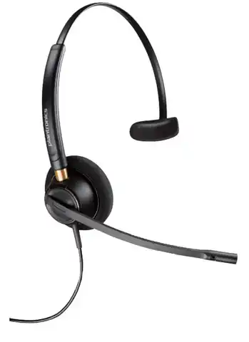⁨POLY EncorePro HW510 Headset Wired Head-band Office/Call center Black⁩ at Wasserman.eu