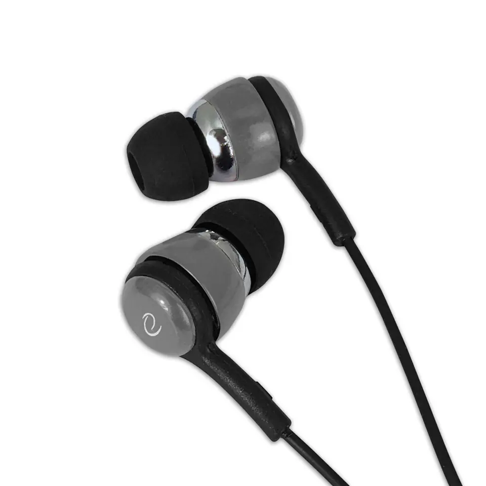 ⁨EH192K Esperanza in-ear headphones with microphone eh192 black graphite⁩ at Wasserman.eu