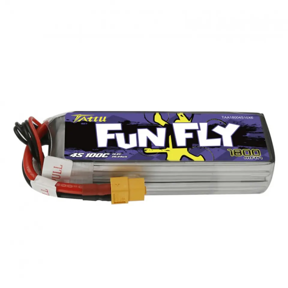 1800mAh 14.8V 100C Tattu Funfly Series Gens Ace w sklepie Wasserman.eu