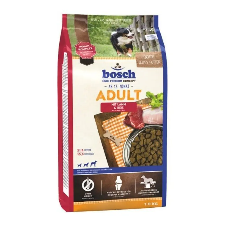 ⁨BOSCH Adult Lamb & Rice 1 kg⁩ w sklepie Wasserman.eu