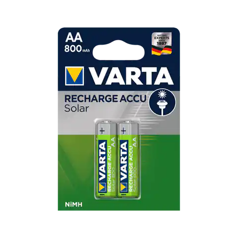 ⁨Rechargeable battery VARTA AA NiMH 800mAh SOLAR⁩ at Wasserman.eu