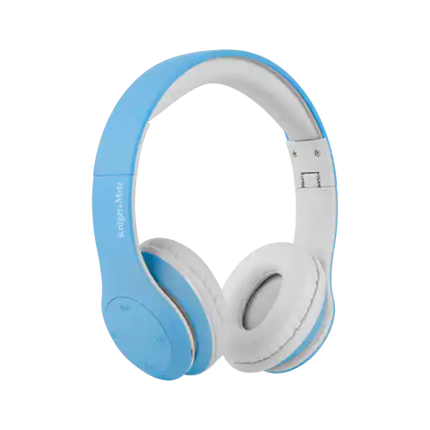 ⁨Bezprzewodowe słuchawki nauszne dla dzieci Kruger&Matz model Street Kids , kolor niebieski⁩ w sklepie Wasserman.eu