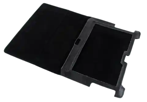⁨Etui czarne dedykowane do Samsung Galaxy Tab P5100 (skóra naturalna)⁩ w sklepie Wasserman.eu