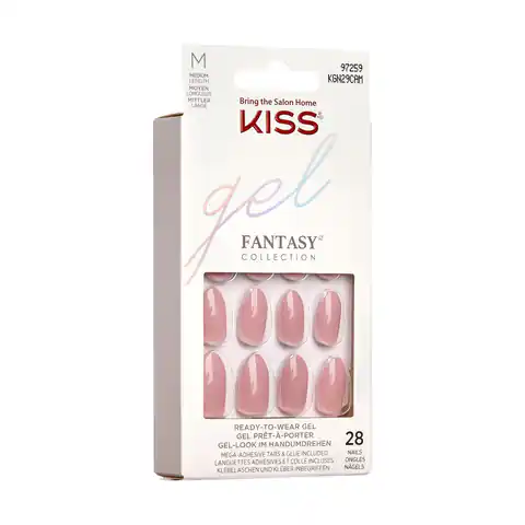 ⁨KISS Sztuczne Paznokcie Gel Fantasy - Windy City (rozmiar M) 1op.(28szt)⁩ w sklepie Wasserman.eu
