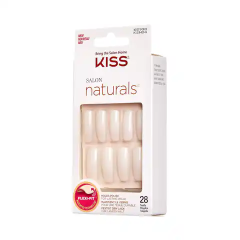 ⁨KISS Salon Sztuczne Paznokcie Naturals - Go Rouge 1op.(28szt)⁩ w sklepie Wasserman.eu