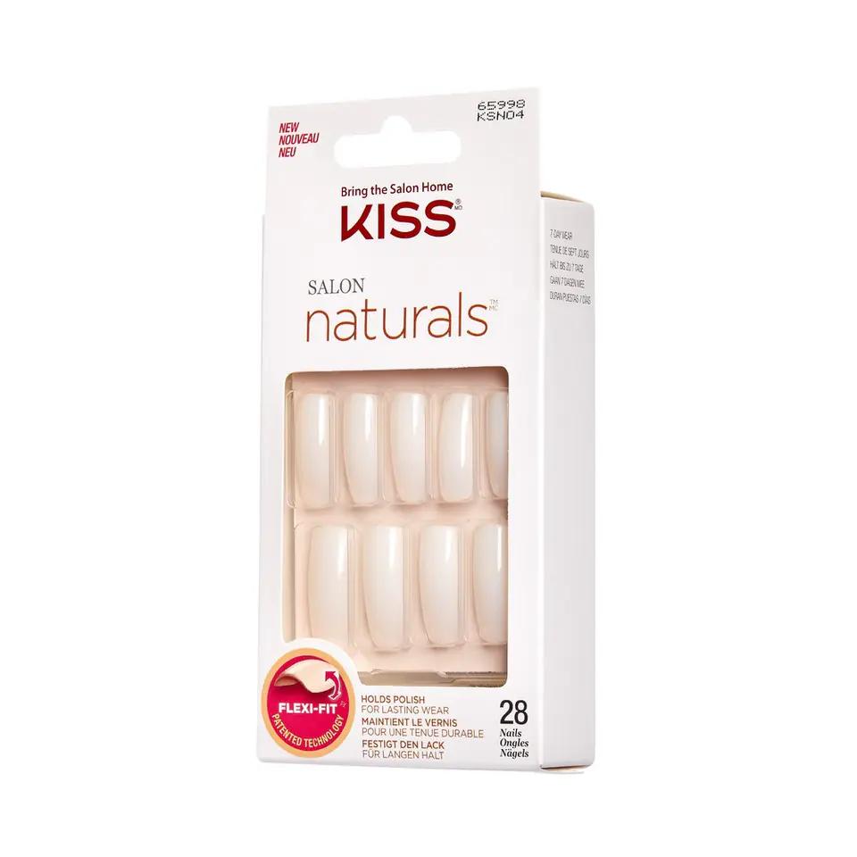 ⁨KISS Salon Sztuczne Paznokcie Naturals - Go Rouge 1op.(28szt)⁩ w sklepie Wasserman.eu