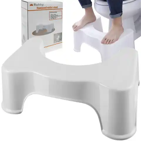 ⁨Podnóżek-stołek toaletowy Ruhhy 21852⁩ w sklepie Wasserman.eu