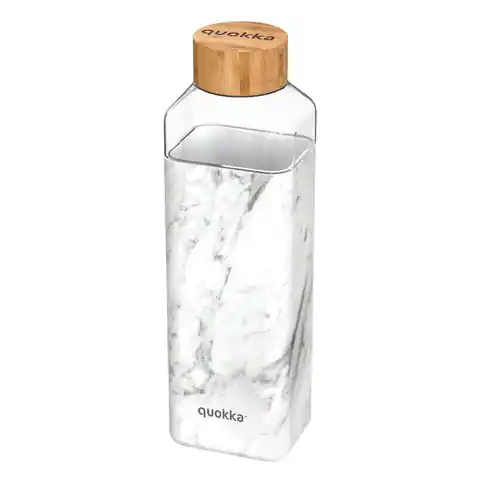 ⁨Quokka Storm - Butelka na wodę ze szkła 700 ml (Marble)⁩ w sklepie Wasserman.eu