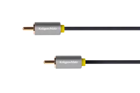 ⁨Kabel 1RCA-1RCA 0.5m Kruger&Matz Basic⁩ im Wasserman.eu
