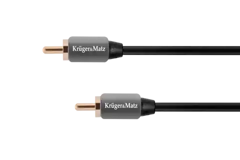 ⁨Kabel 1RCA-1RCA 1.0m Kruger&Matz⁩ w sklepie Wasserman.eu