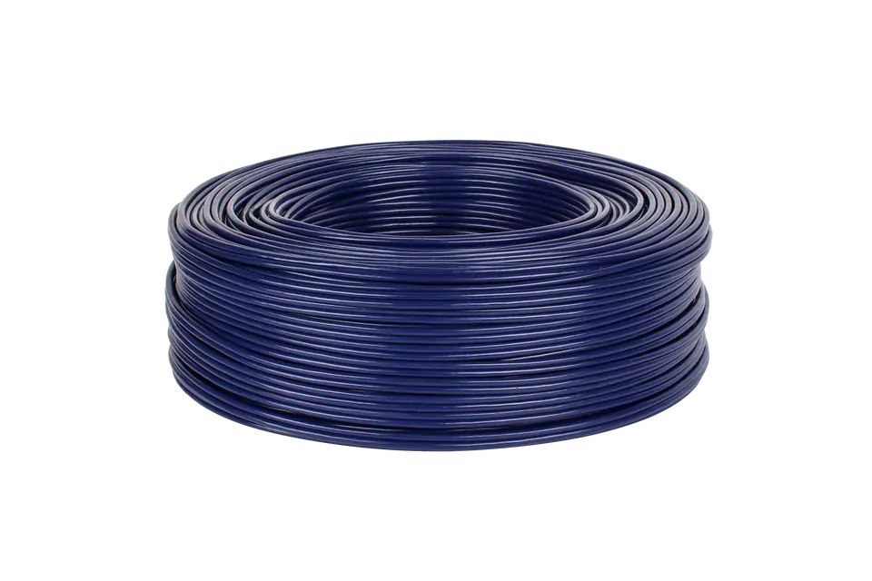 ⁨KAB0208 Cable 2 x rca - 4mm blue⁩ at Wasserman.eu