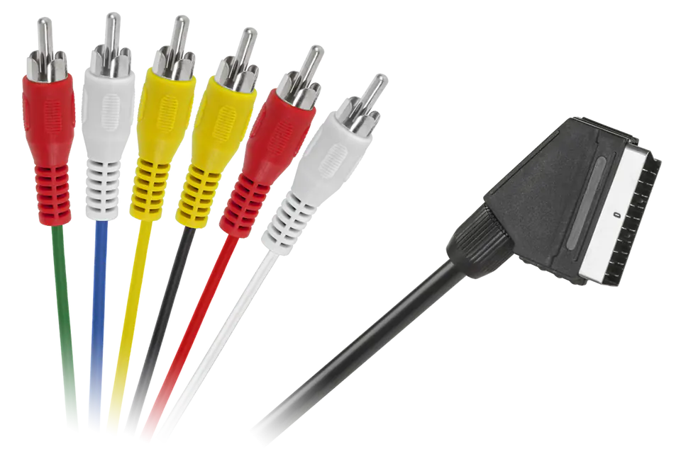 ⁨Kabel EURO - 6 x RCA 1,2m⁩ w sklepie Wasserman.eu