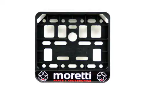 ⁨Ramka na tablicę rejestracyjną Moretti do motoroweru (doming)⁩ w sklepie Wasserman.eu
