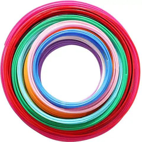 ⁨Filament 3D PEN 2 zapas do dłupisu 10 kolorów 30 m⁩ w sklepie Wasserman.eu