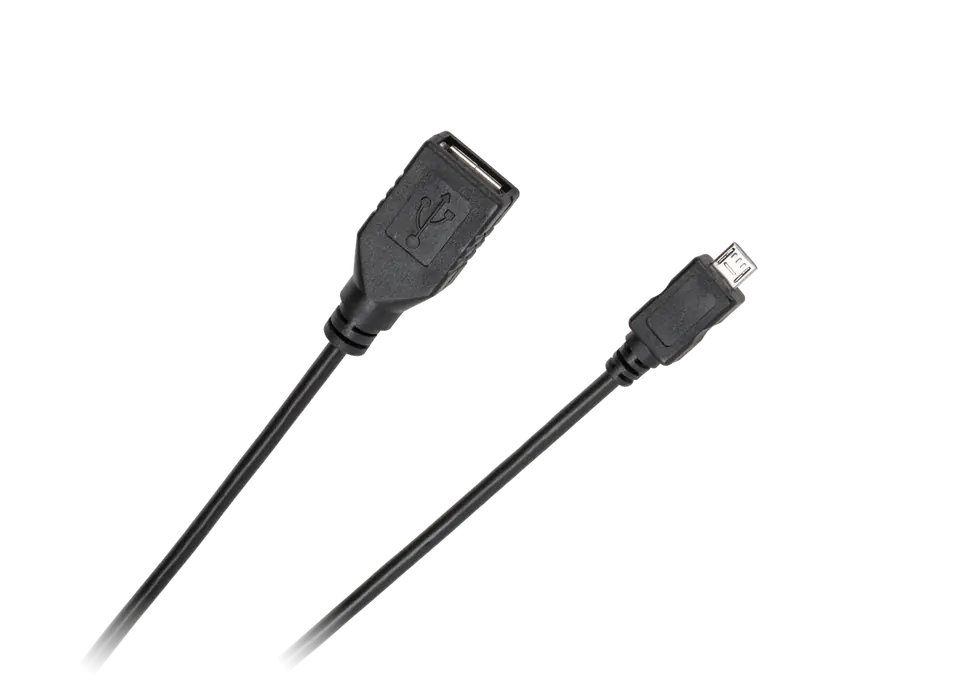 ⁨KPO3966-0.2 Cable USB - micro USB socket-plug 0.2m Standard⁩ at Wasserman.eu