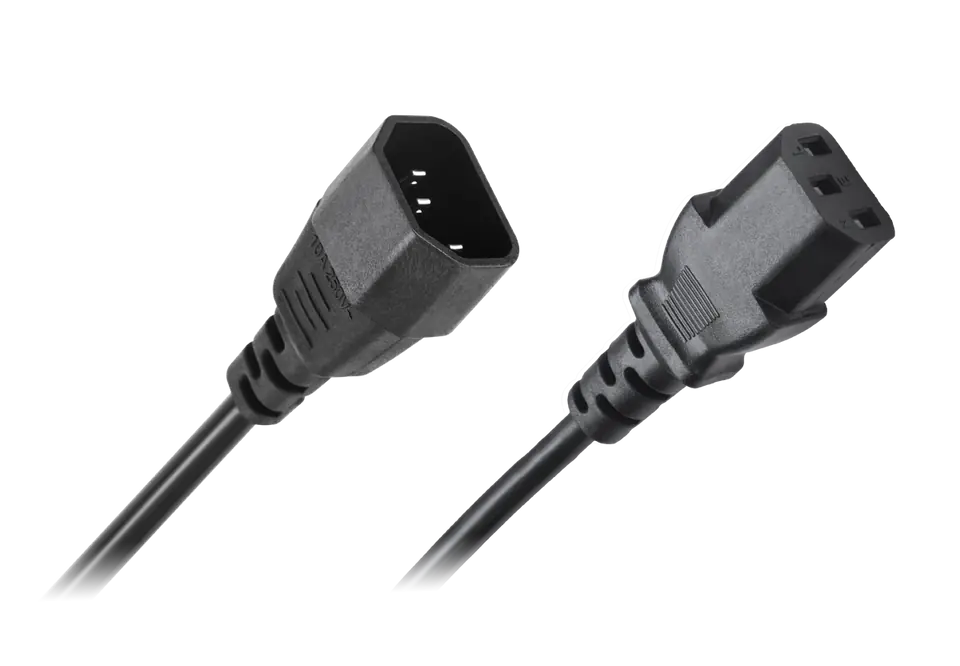 ⁨KPO2770-1.8 COMPUTER AC Power Cable Extension Cable 1.8m⁩ at Wasserman.eu