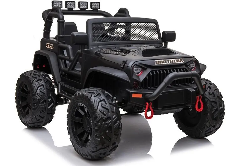 ⁨Auto na akumulator Jeep JC666 Czarny⁩ w sklepie Wasserman.eu