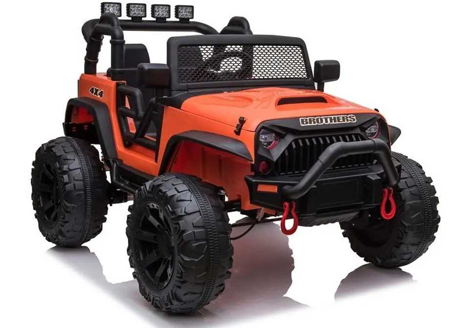 ⁨Auto na akumulator Jeep JC666 Pomarańczowy⁩ w sklepie Wasserman.eu