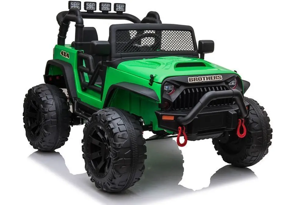 ⁨Auto na akumulator Jeep JC666 Zielony⁩ w sklepie Wasserman.eu