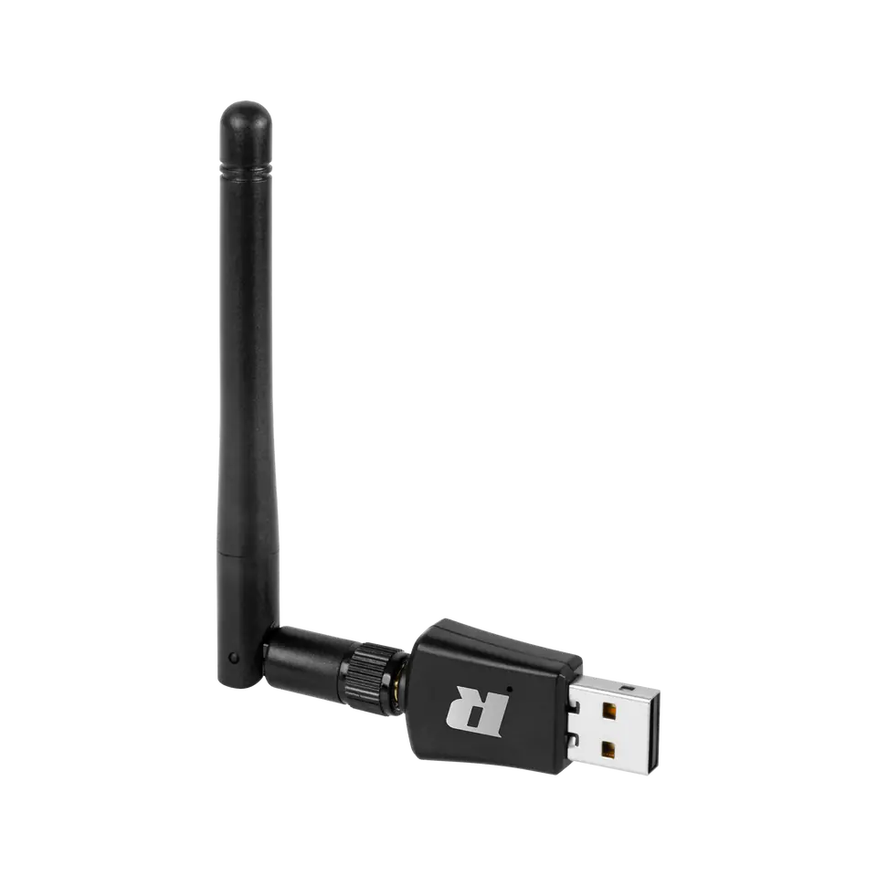 ⁨Karta sieciowa WiFi 5GHz 802.11 a/c/b/g/n adapter USB z antena⁩ w sklepie Wasserman.eu