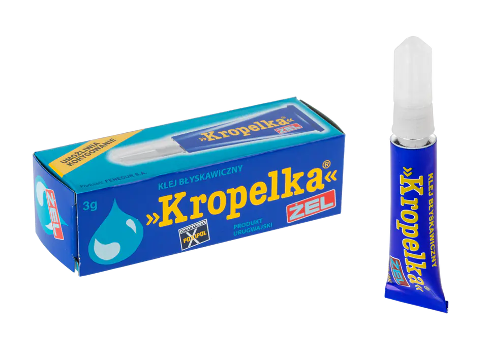 Klej uniwersalny Kropelka w żelu 3g w sklepie Wasserman.eu
