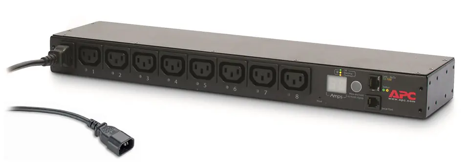 ⁨APC RACK PDU, SWITCHED, 1U, 12A/208V, 10A/230V, (8)C13⁩ w sklepie Wasserman.eu