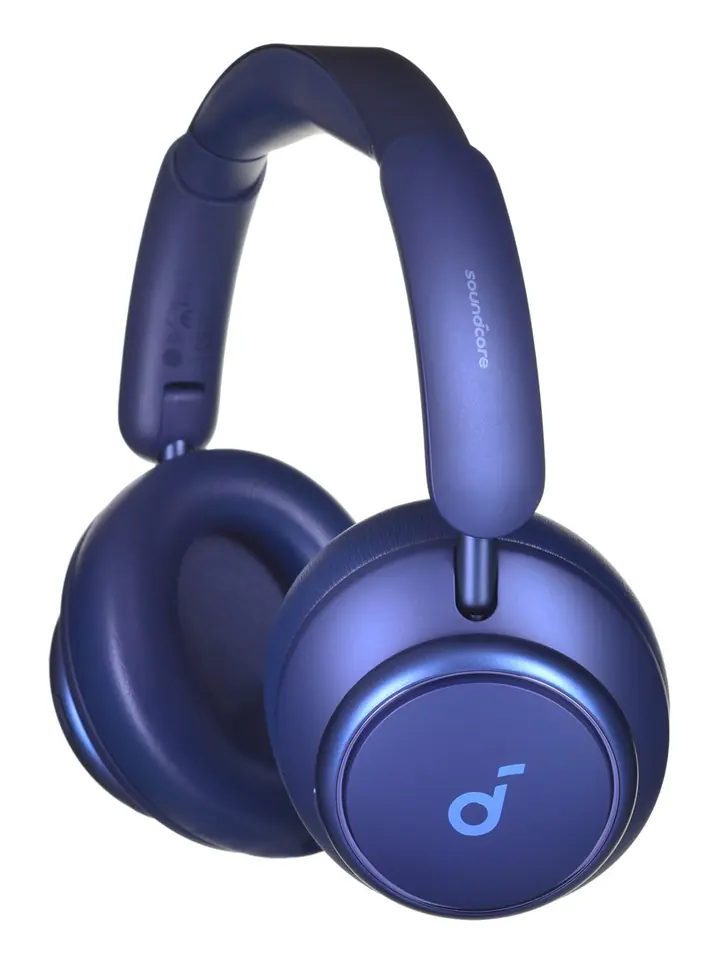 ⁨Anker Space Q45 Headphones Wired & Wireless Head-band Calls/Music USB Type-C Bluetooth Blue⁩ at Wasserman.eu