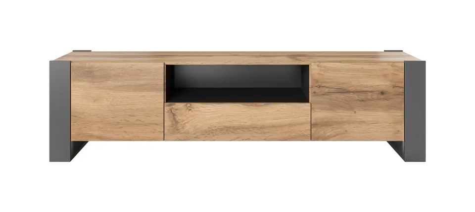 ⁨Cama TV stand WOOD wotan/antracite⁩ at Wasserman.eu