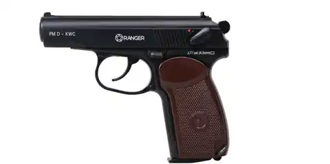 ⁨Wiatrówka pistolet RANGER PM Diabolo KWC kal. 4,5 2x6 strz. FULL METAL CO2 (AAKCPD441AZB)⁩ w sklepie Wasserman.eu