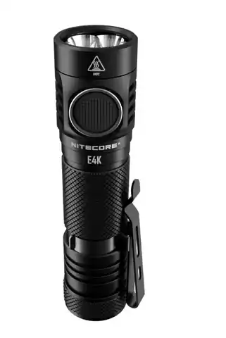 ⁨Nitecore E4K Black Hand flashlight LED⁩ at Wasserman.eu
