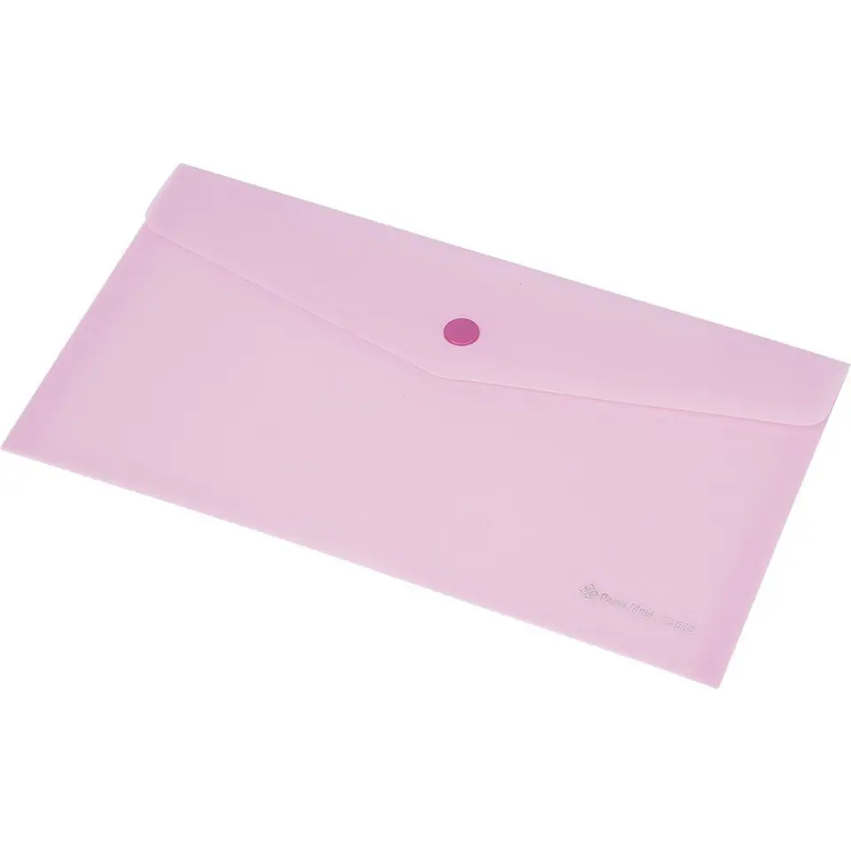 ⁨Teczka kopertowa A6 przezroczysta C4532 różowa 0410-0052-13 Panta Plast⁩ w sklepie Wasserman.eu
