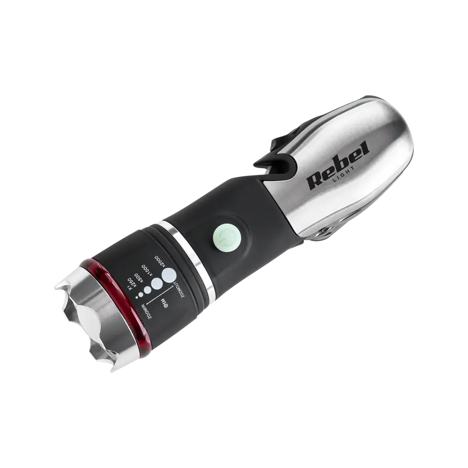 ⁨Rebel Multifunctional Flashlight⁩ at Wasserman.eu