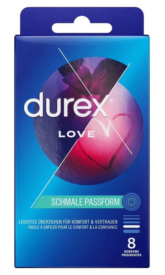 ⁨PREZERWATYWY DUREX LOVE PACK OF 8⁩ w sklepie Wasserman.eu
