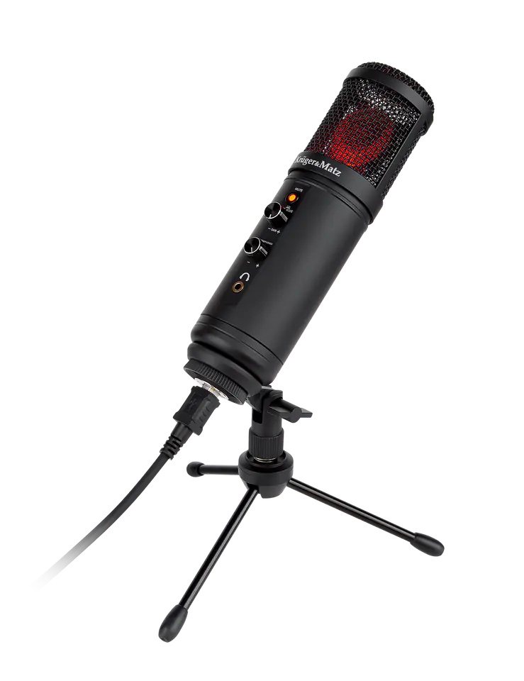 ⁨Gaming / Vlogger USB Microphone Kruger & Matz Warrior GV-100⁩ at Wasserman.eu