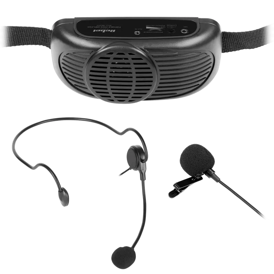 MIK0041 portable sound system with a microphone at Wasserman.eu