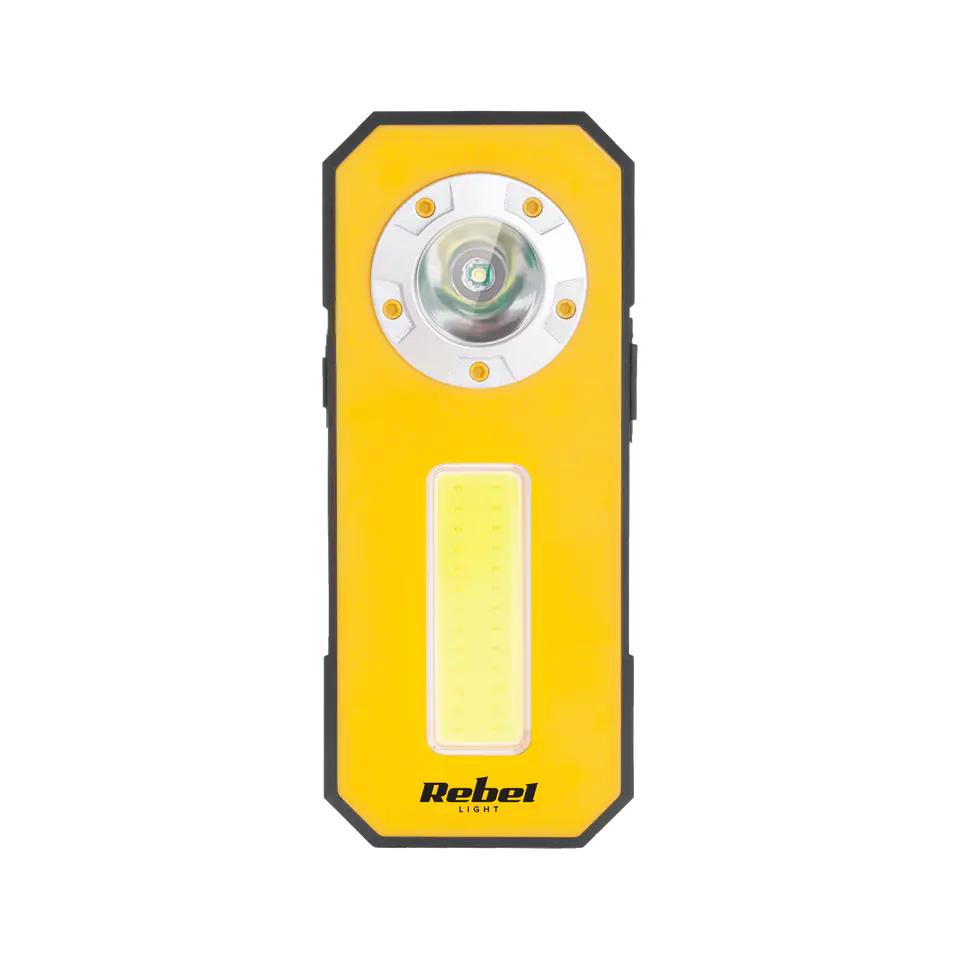 ⁨Mini akumulatorowa lampa warsztatowa  (3W COB + 3W LED)⁩ w sklepie Wasserman.eu