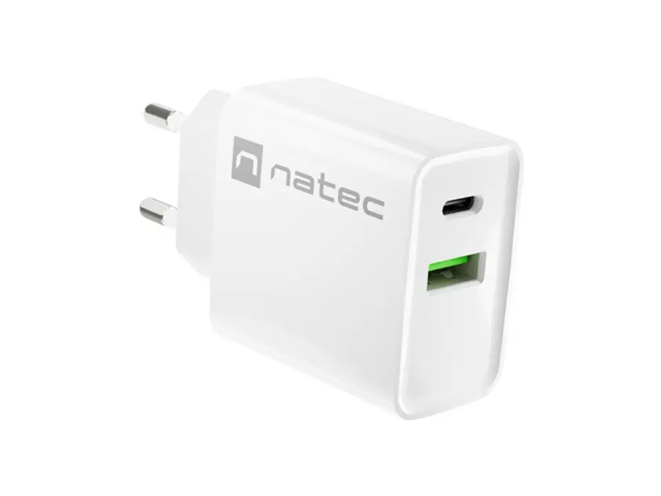 ⁨NATEC NETWORK CHARGER RIBERA USB-A+USB-C 20W PD⁩ at Wasserman.eu