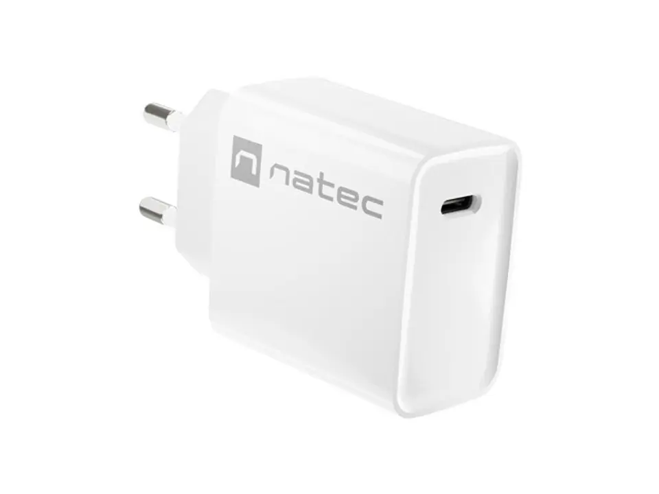 ⁨NATEC NETWORK CHARGER RIBERA USB-C 20W PD WHITE⁩ at Wasserman.eu