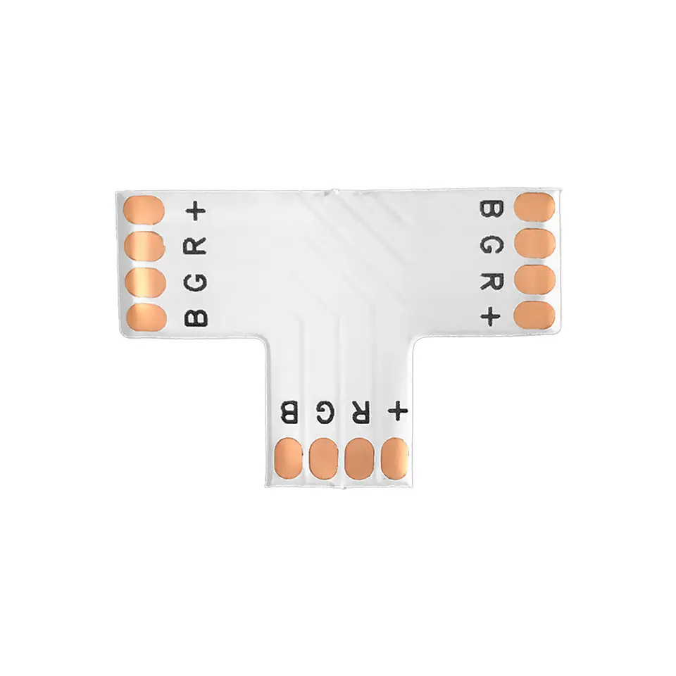 ⁨Złączka LED RGB 10mm, trójnik "T"⁩ w sklepie Wasserman.eu