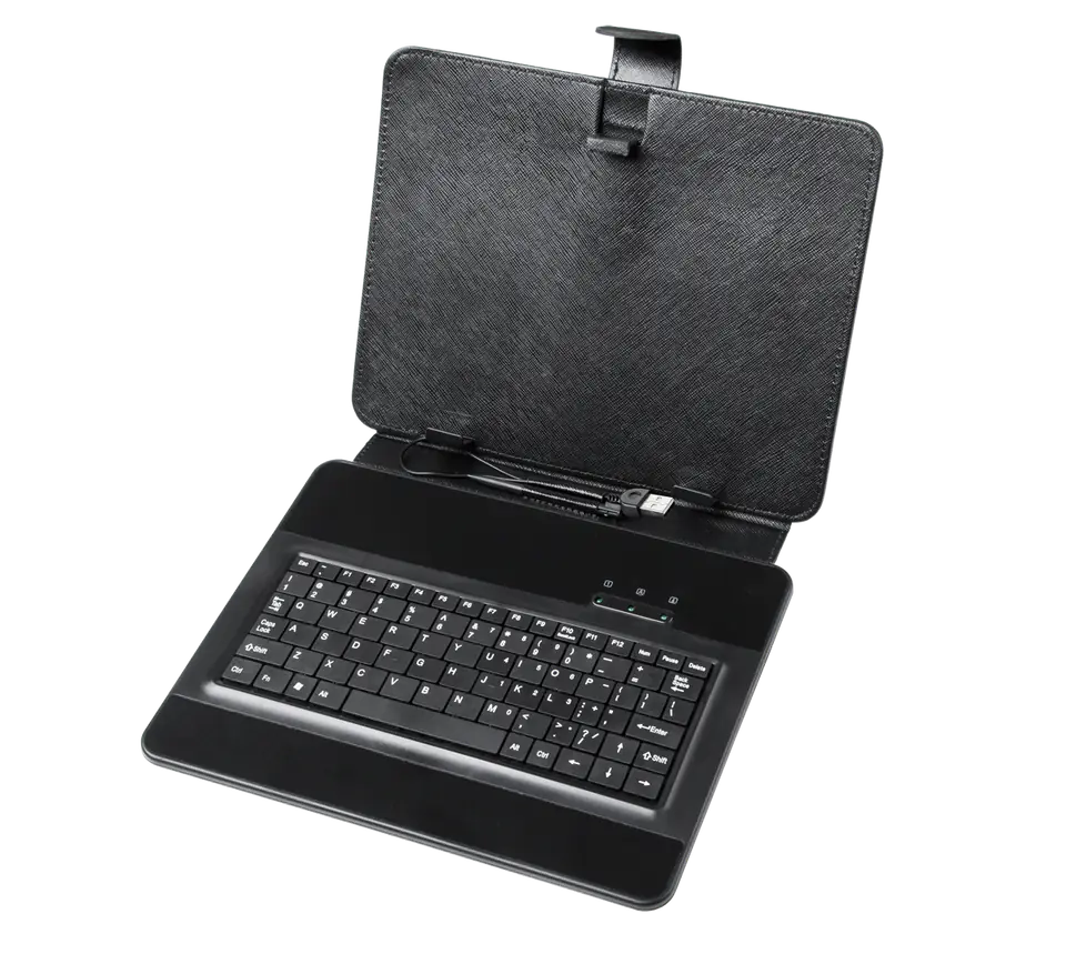 ⁨KOM0487 Universal Cover for Tablets 9.7 inch with USB Keyboard⁩ at Wasserman.eu