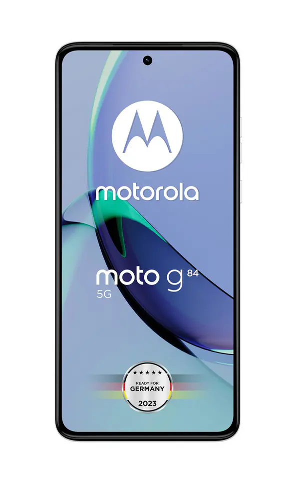 ⁨Motorola Moto G84 PAYM0005PL smartphone 16.6 cm (6.55") Dual SIM Android 13 5G USB Type-C 12 GB 256 GB 5000 mAh Blue⁩ at Wasserman.eu