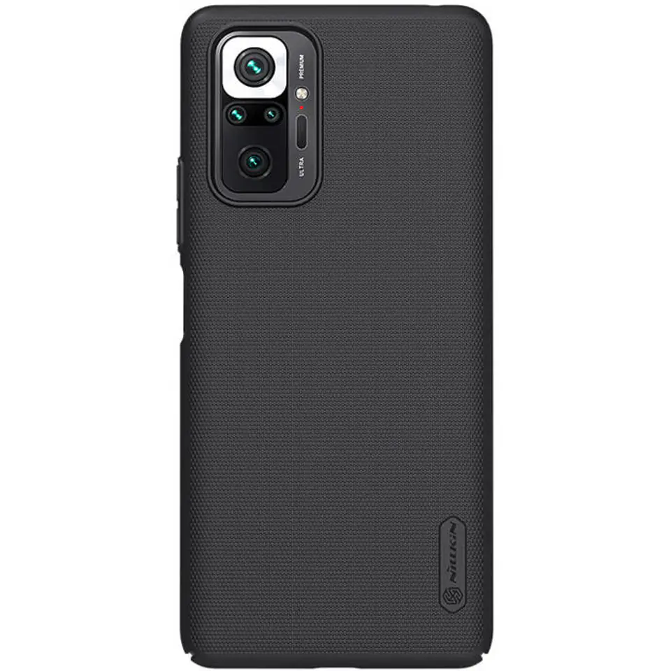 ⁨Etui Nillkin Super Frosted Shield Xiaomi Redmi Note 10 Pro 5G (Black)⁩ w sklepie Wasserman.eu