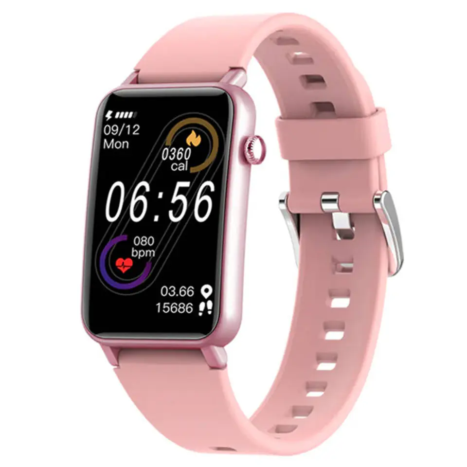 ⁨Kumi U3 smartwatch pink⁩ at Wasserman.eu