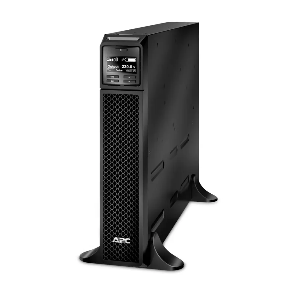 ⁨APC SRT1000XLI uninterruptible power supply (UPS) Double-conversion (Online) 1 kVA 1000 W 12 AC outlet(s)⁩ at Wasserman.eu
