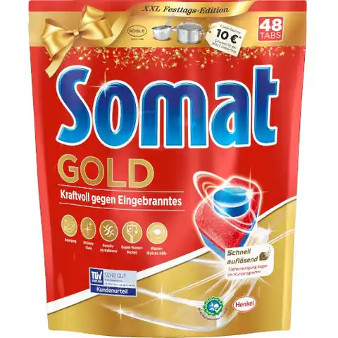 ⁨SOMAT GOLD Tabletki do zmywarki 48szt 921g⁩ w sklepie Wasserman.eu