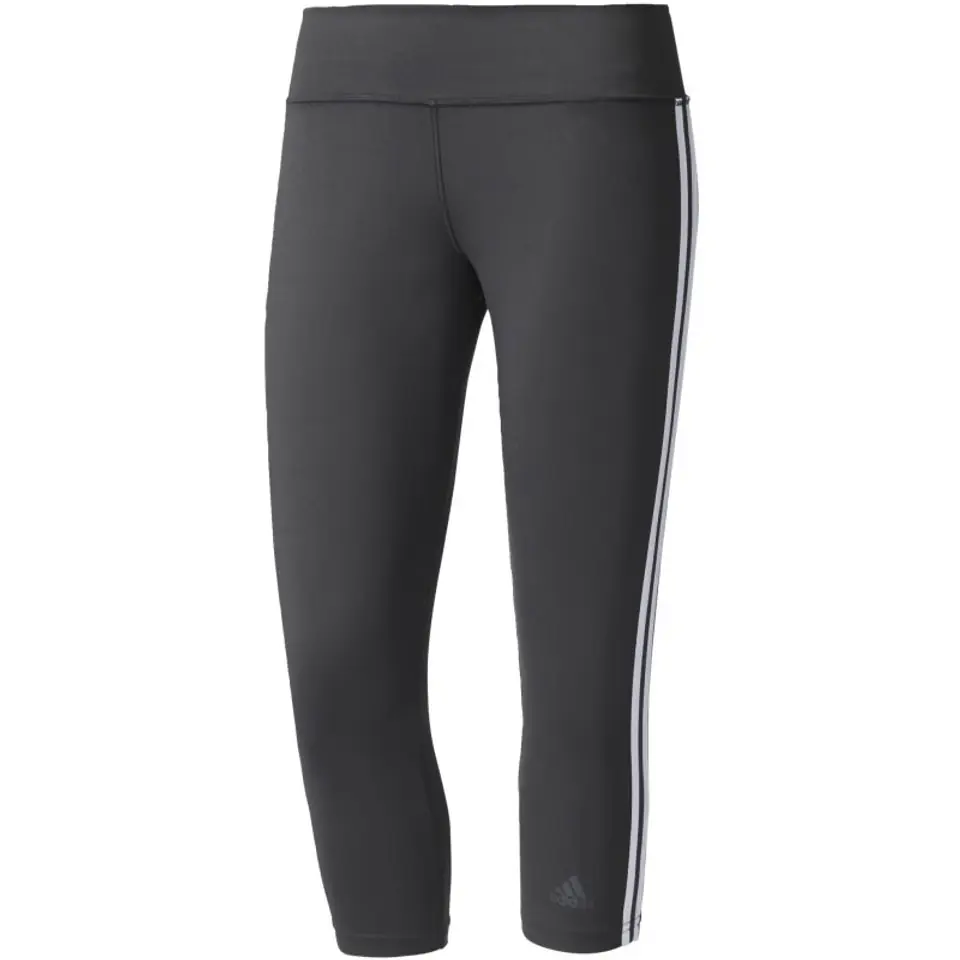 ⁨Spodnie treningowe adidas Designed 2 Move 3-Stripes Tights 3/4 W (kolor Czarny, rozmiar XS)⁩ w sklepie Wasserman.eu